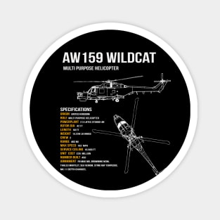 AW159 Wildcat Helicopter Magnet